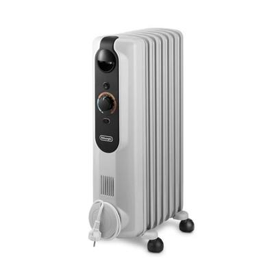 Ölradiator - DELONGHI - 1500 W - Bis zu 45 m2 - Mobil - Frostschutzfunktion - Grau