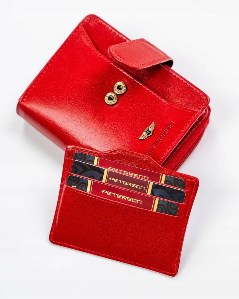 Elegante portafoglio in pelle con sistema RFID - Peterson