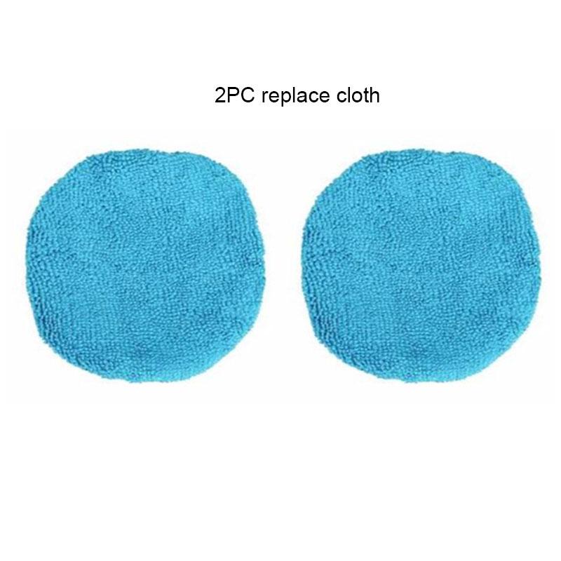 

Windshield Cleaning Tool Window Cleaner Brush 2pcs Reusable Cloth Pads Inside Interior Auto Glass Wiper With Long Handle