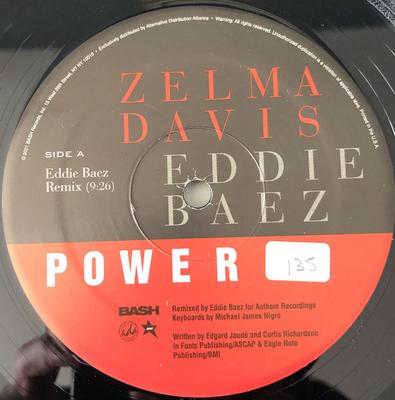 12inch Record ZELMA DAVIS - Power BSH111303 BASH 2001 US Dance & Electronica Used