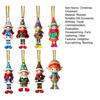 Christmas Elf Ornaments Wooden Elf Boys Girls Christmas Tree Hanging Ornaments for Home Tree Indoor Outdoor Holiday Decor