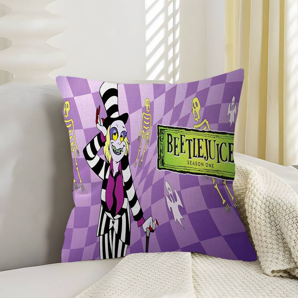 Tim Burton Horror B-Beetlejuice Pillow Gifts Home Office Furnishings Bedroom Sofa Car Cushion Cover case 45x45cm