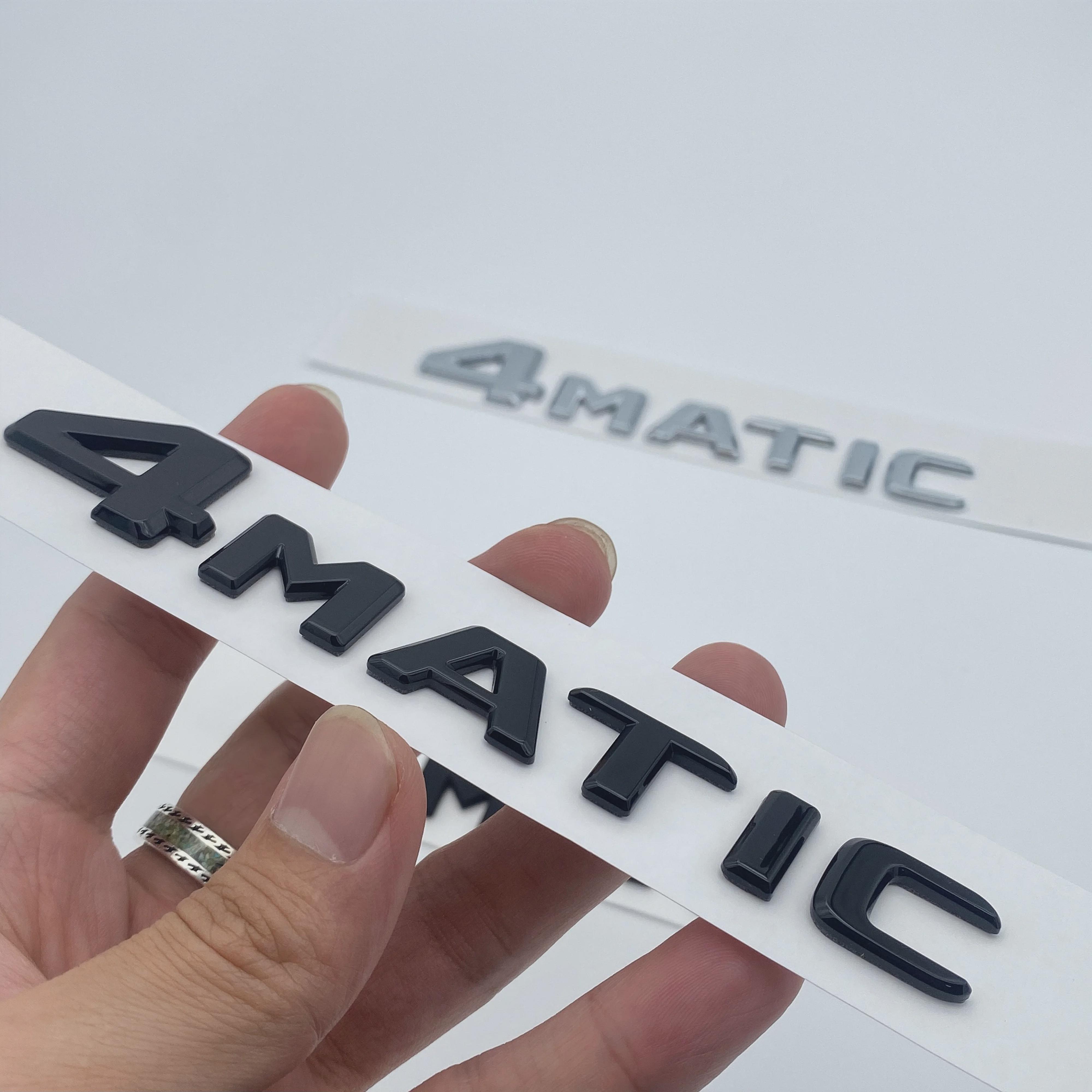 

Для ABCEGS ML SL CL GLA CLA Class 4MATIC 4 MATIC Багажник Хром Матовый Черный Буквы Эмблема Наклейка Значок 4 MATIC-glossy black