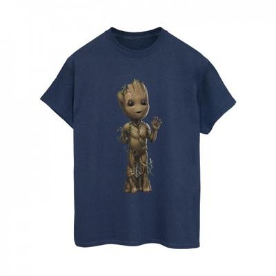 Womens/Ladies I Am Groot Wave Pose Cotton Boyfriend T-Shirt