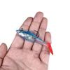 Rubber Fish, Fishing Lure, Artificial Bait, Rubber Bait Set, Trout, Zander and Perch Bait, Jig Heads, Freshwater, Saltwater