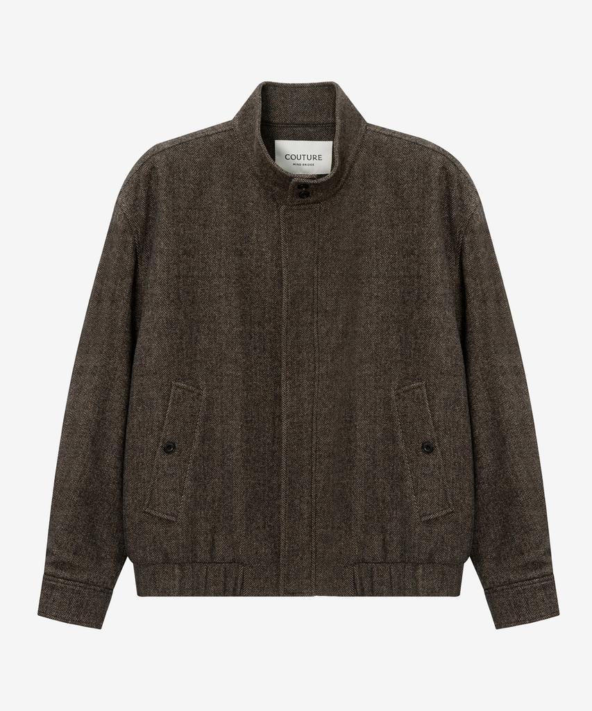 Mindbridge [Couture] Do Good_Wool Horn Harrington Padded Jumper