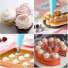 38-Piece Stainless Steel Piping Nozzles & Icing Bag Set Complete Cake Decorating Kit with Silicone Bags, Perfect for Cupcakes, Cakes & Pastry Decorat 