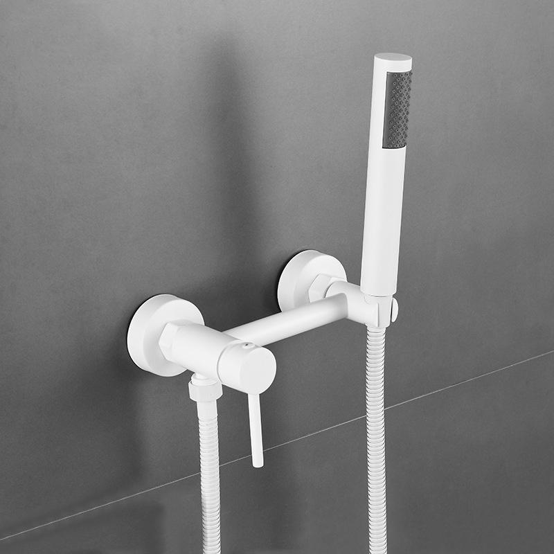 Messing Wasserhahn Dusche Bidet Tragbarer Sprüher Badezimmer Toilette Bidet Heiß- und Kaltmischer Wasserventil Jet-Set Hygienedusche