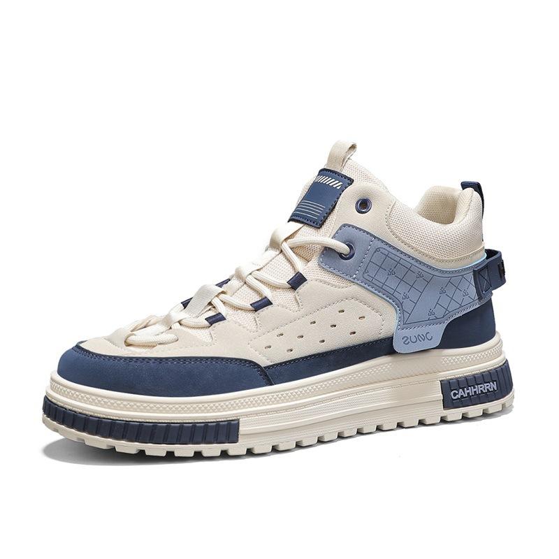 

Autumn new men s low-top skateboard shoes trendy student sports and leisure shoes versatile niche platform men s shoes 44