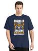 Engineer I'm Not Arguing t-Shirt Funny Engineering Gift Idea Men Tops Tees Cotton Student T Shirt Clothing Oversized T-shirt