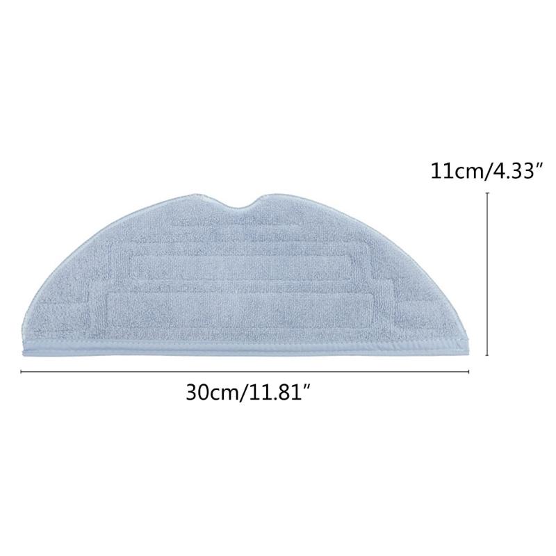 Pack of 6/8/12 Washable Mopping Cloth for S8 Plus Robot Vacuum Mop Cleaners Spare Replacement Parts Accessories