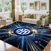 Borussia Dortmund Design Crystal Velvet Rug Soft Decorative Mat for Bedroom Entrance