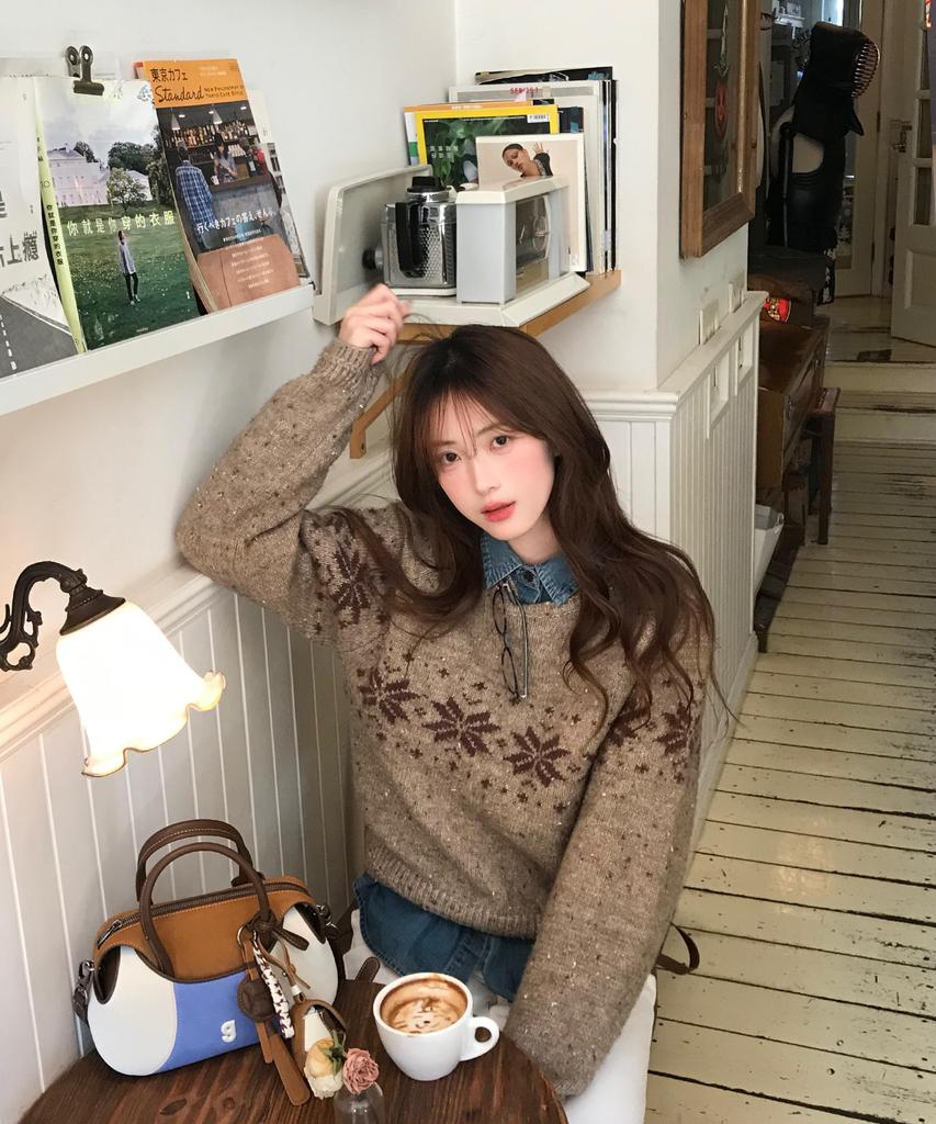 GENERALIDEA Dust Snow Knit Pullover [Beige] / Wbe4L05539