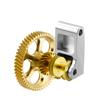 Panda Claw Gold RNC Nanocoated Hardened Steel Extruder Gear for Bambu Lab X1C/P1P/P1S 3D Printers,Golden RNC Nano-Coated Extruder Gear