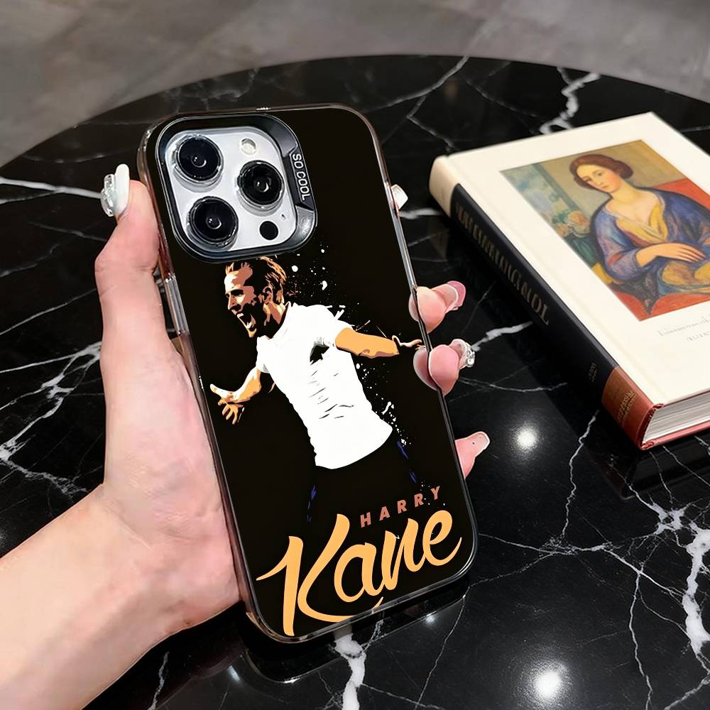 

Harry Kane Phone Case For iPhone 17,16,15,14,13,12,11 Plus,Pro Max,XS,Colored Silver Plated Inside Cover iPhone14Plus