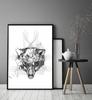 Picture Poster In a Frame 53x73 Cm Wolf P1089