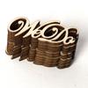 60 Pieces Wooden Letters Wall Hanging We Do Table Decor Unfinished Signs Decoration Gifts Housing Supplies for Living Room