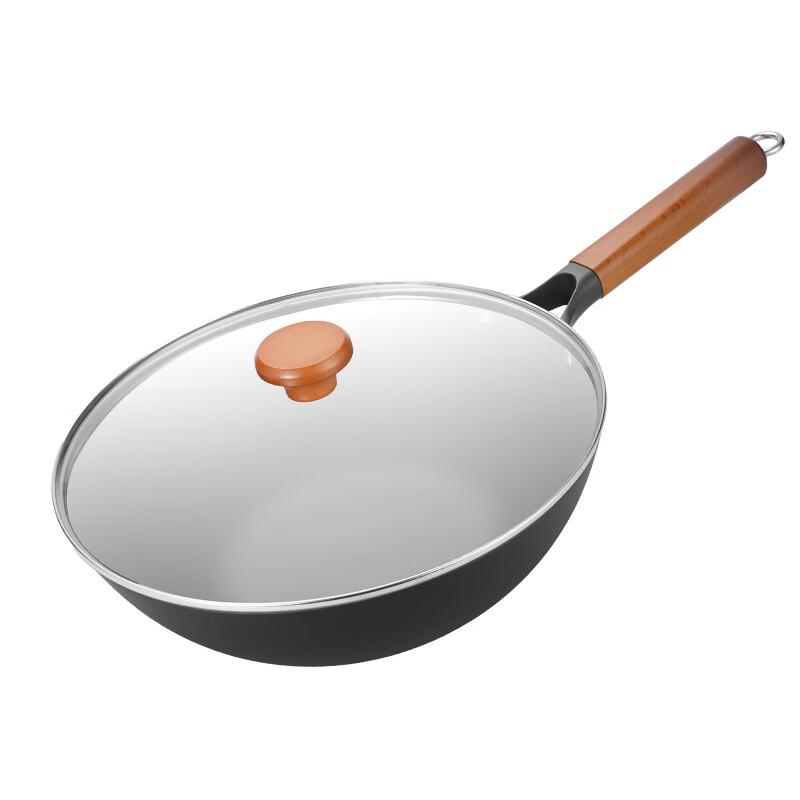 Zhishi 32cm Titanium Stir-fry Wok