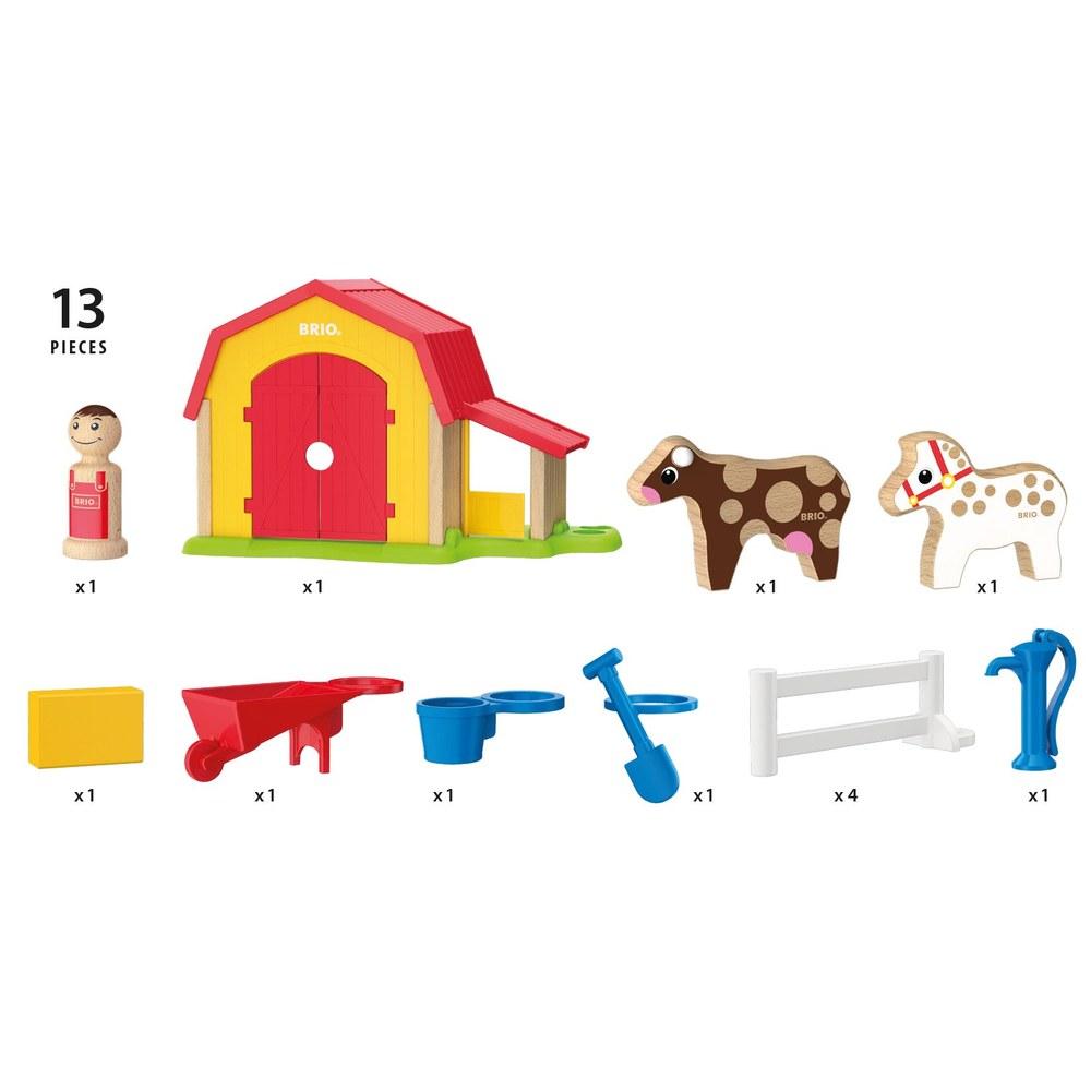 BRIO My Home Town Farm Play Set 30398