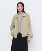 Musinsa Standard Woman Women'S Rn High Neck Shirred Blouson Jacket [Light Beige]