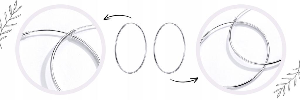 S925 Hoop Earrings Elegant Hoop Earrings