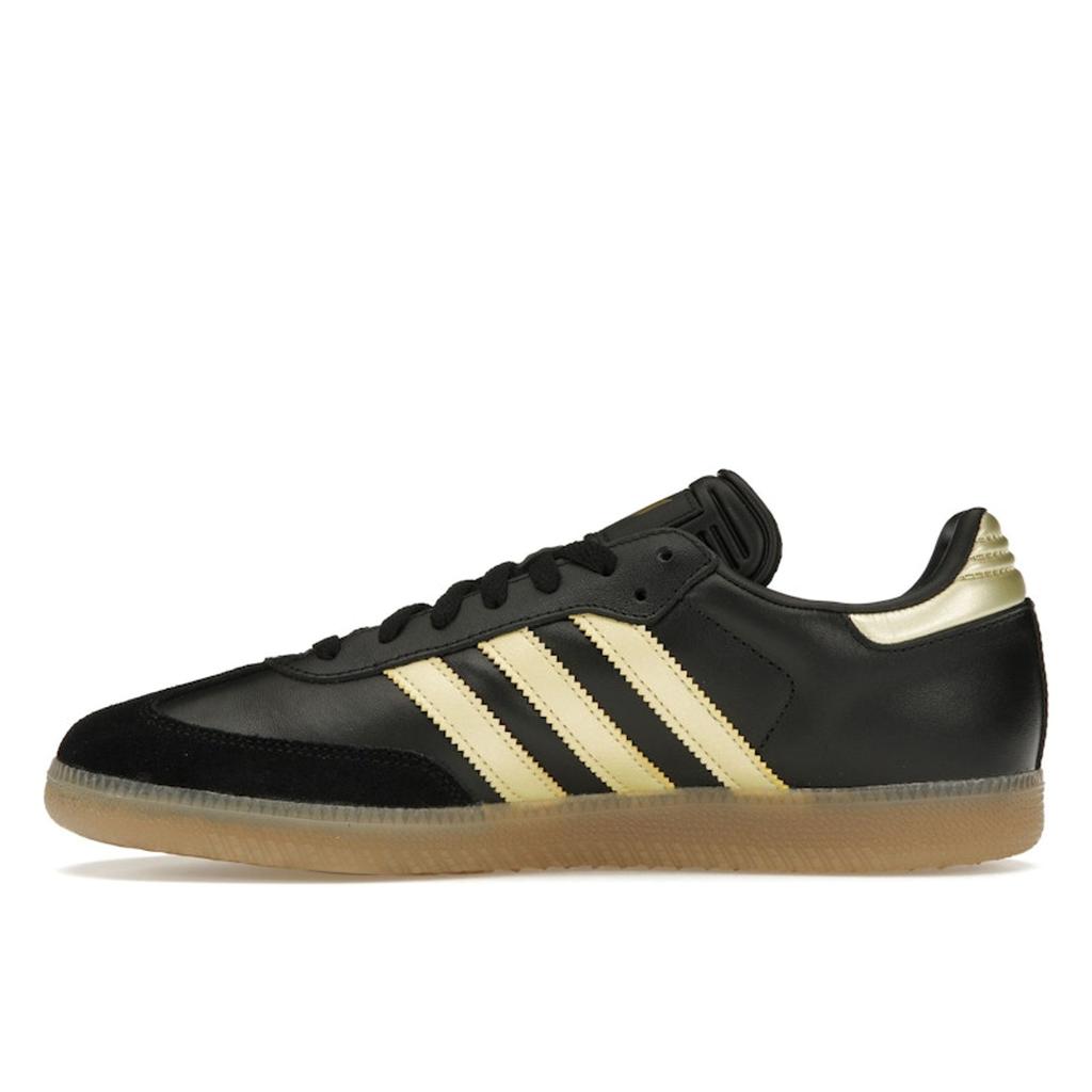Lionel Messi X Adidas Samba Triunfo Dorado Unisex Sneakers Black Gold-Metallic Gum IH8159