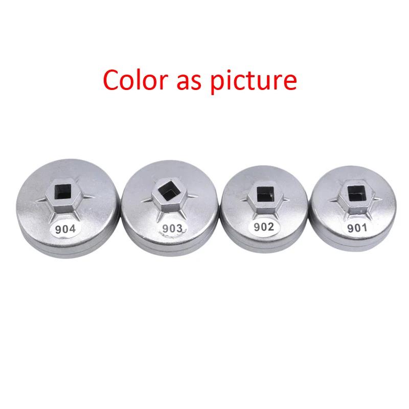 Auto Cap Oil Filter Wrench Tool 1/2 Square Drive 65mm 67mm 74mm Extractor End Tooling for Hand Remover Screw Retrais Accessories