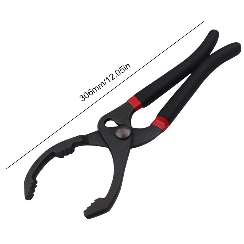 10/12 Inch Car Adjustable Oil Filter Wrench Removal Tools Filter Element Wrench Adjustable Hand Disassembly And Assembly Tools