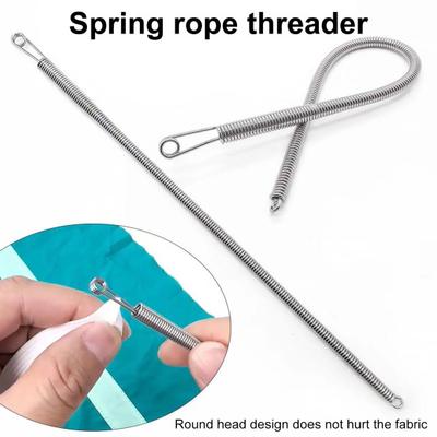 Infila cordoncino a molla flessibile fai da te Infila cordoncino flessibile Strumento per infilare cordoncino flessibile per felpe con cappuccio, pantaloncini, pantaloni, coulisse di ricambio