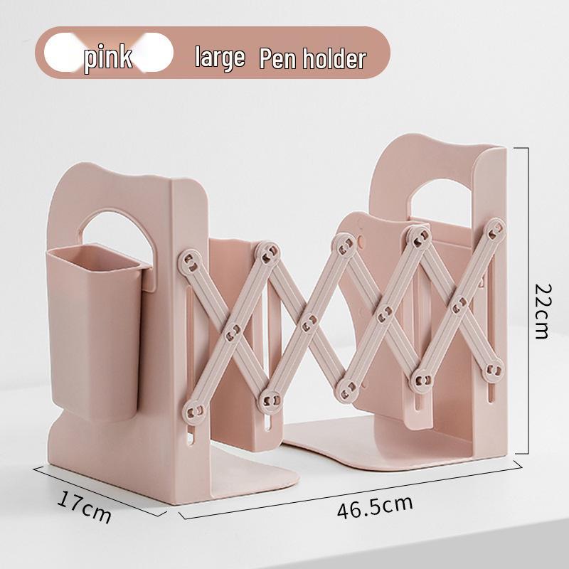 Collapsible Student Book Holder Stand & Bookends Organizer