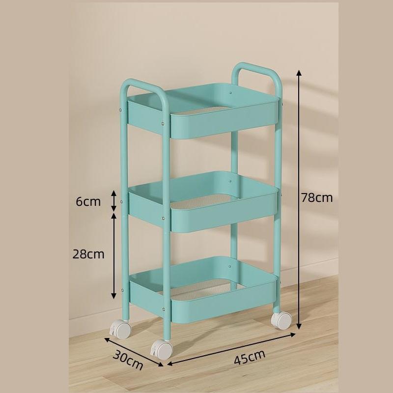 Multifunctional Rolling Storage Cart Storage Shelf
