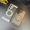Phone Case S26 Ultra S25 Metal Rotating Stand Carbon Fiber Anti-fall Heat Dissipation