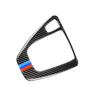 Car Gear Shift Panel Knob Cover Carbon Fiber Auto Box Interior Stickers For BMW E90 E92 E93 2005 2006 2007 2008 2009-2012year MD2