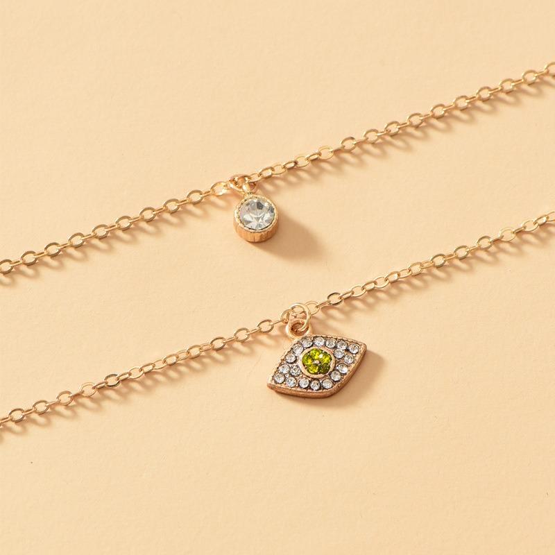 Alloy Devil's Eye Pendant Retro Multi-layer Necklace Women's High Sense Fashion Street Auction