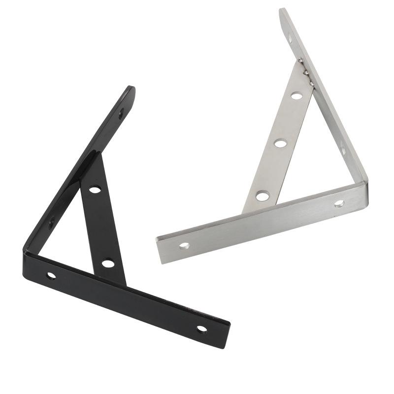 Stainless Steel Wall-Mounted Tripod Bracket for Load-Bearing Support and Partition Fixing