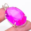 Natural Pink Kunzite Gemstone 925 Sterling Silver Jewelry Pendant 1.89" AP-14240