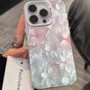 Pink Floral Phone Case For iPhone 17 16 15 14 13 12 11 Pro Max X XS XR 15 14 Plus 16E 17Air Shockproof Protective Cover
