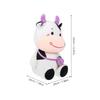 NOLITOY Cow Plush Cute and Fun Fluffy Animal Stuffed Animal Body Birthday Room inches Toy, Pillow, Gift, Figurine, Decor, Approx. 13.5