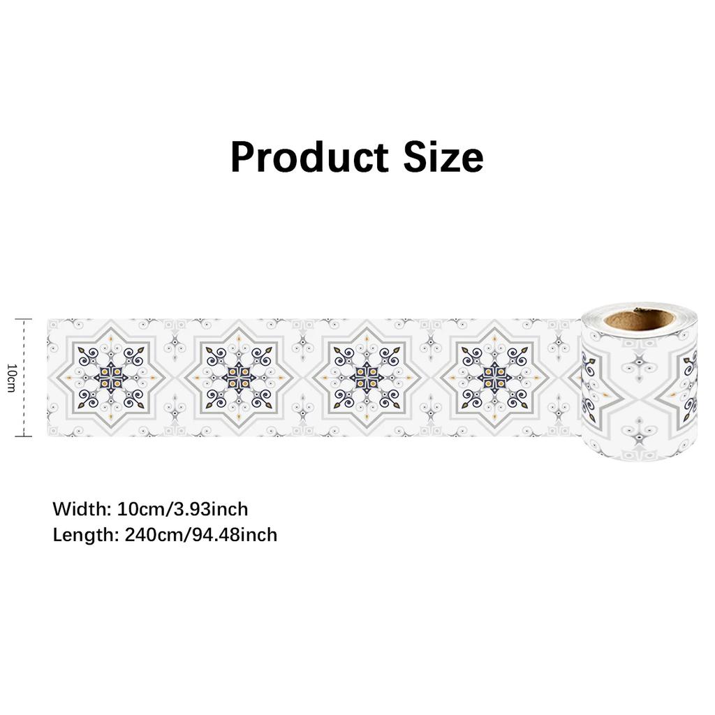 24 Styles Peel & Stick Wall Panels Trim - Waterproof Bathroom Molding for Tile Flooring, Home Staging & Rental Friendly Decor