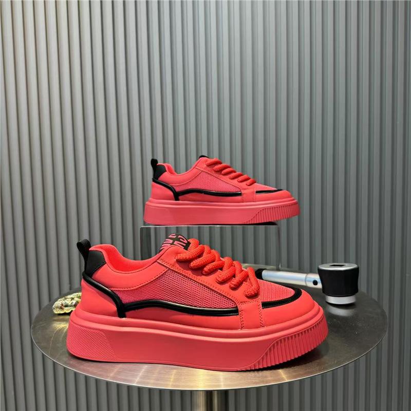 Ultra-light bottom fly-woven breathable solid color casual shoes board shoes trendy shoes spring and summer new low-top comfortable OK