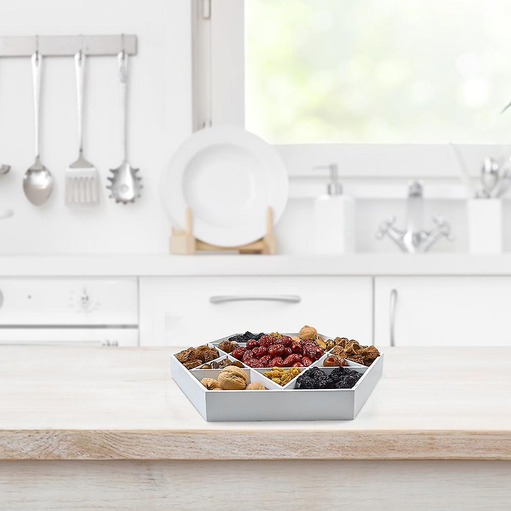 Hexagonal Star Fruits Tray Stylish Large Capacity Nut Tray for House