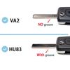 ASK FSK For Citroen C2 C3 C4 C5 C6 Xsara Berlingo For Peugeot 207 307 308 407 607 807 HU83 VA2 CE0536 CE0523 Flip Remote Car Key