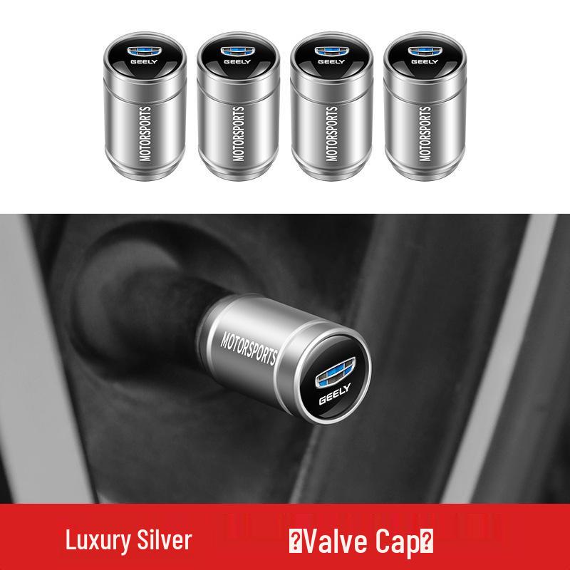Geely Car Tire Valve Stem Caps for Emgrand, Xingyue L, Boyue Pro, Borui, and Vision Models