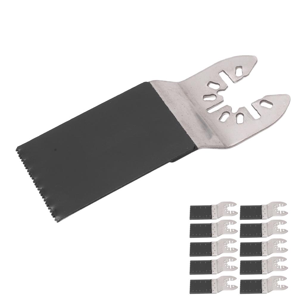10Pcs Oscillating Saw Blade 34mm Multitool Quick Release Tool Set Kit for Wood Plastic