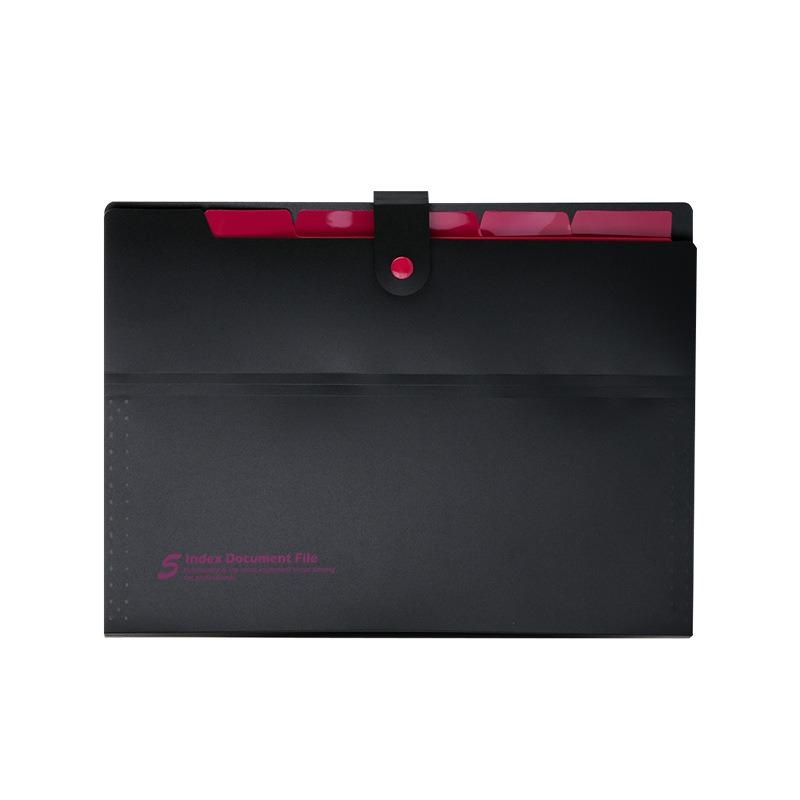 A4 Folders Plastic Envelopes Multi-layer Folder Plastic Folder Bag Business Multifunctional File Bag Extension Office Supplies