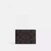 Coach Compact Billfold Wallet In Signature Canvas Canary
