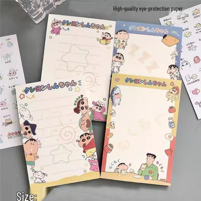 Crayon Shin-chan A7 Cute Colorful Cartoon Notepad - Creative Student Style