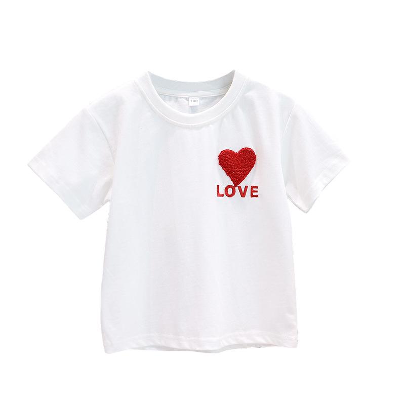 2025 Spring/Summer Year of the Tiger Family Outfits: Parent-Child Sets, Baby 100 Days Photos, Heart Embroidery for Mother-Daughter/Son