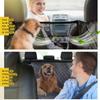STLFOverseas In Stock Eco-Friendly Dog Car Seat Cover Nylon Polyester Mesh Window Storage Pockets Backseat Pet Accessory