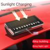 Solar Car Phone Number Plate Led Lighting Temporary Parking Card Hidden Plates Car Park Stop Multiple Number Parking Gadgets